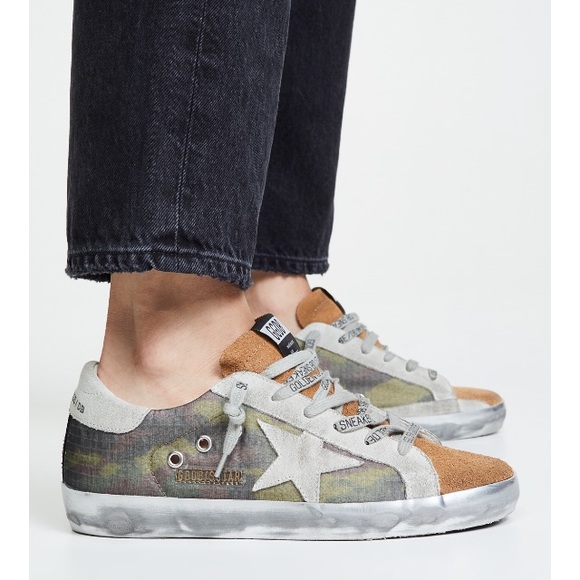 Golden Goose Superstar Camouflage/Coffee sz 37 NIB - Picture 1 of 13